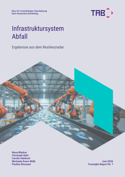 Foresight-Report Nr. 7: Infrastruktursystem Abfall. Ergebnisse aus dem Resilienzradar.