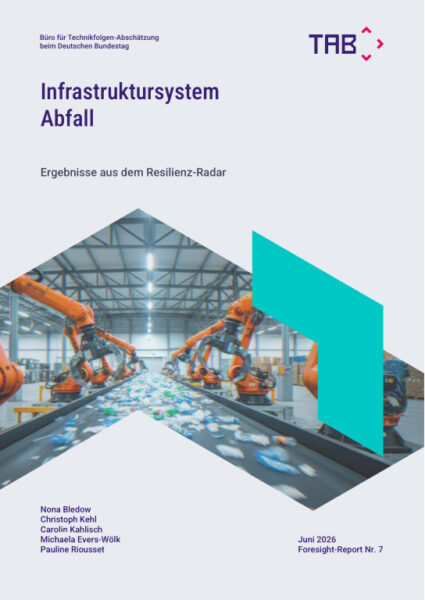 Foresight-Report Nr. 7: Infrastruktursystem Abfall. Ergebnisse aus dem Resilienzradar.